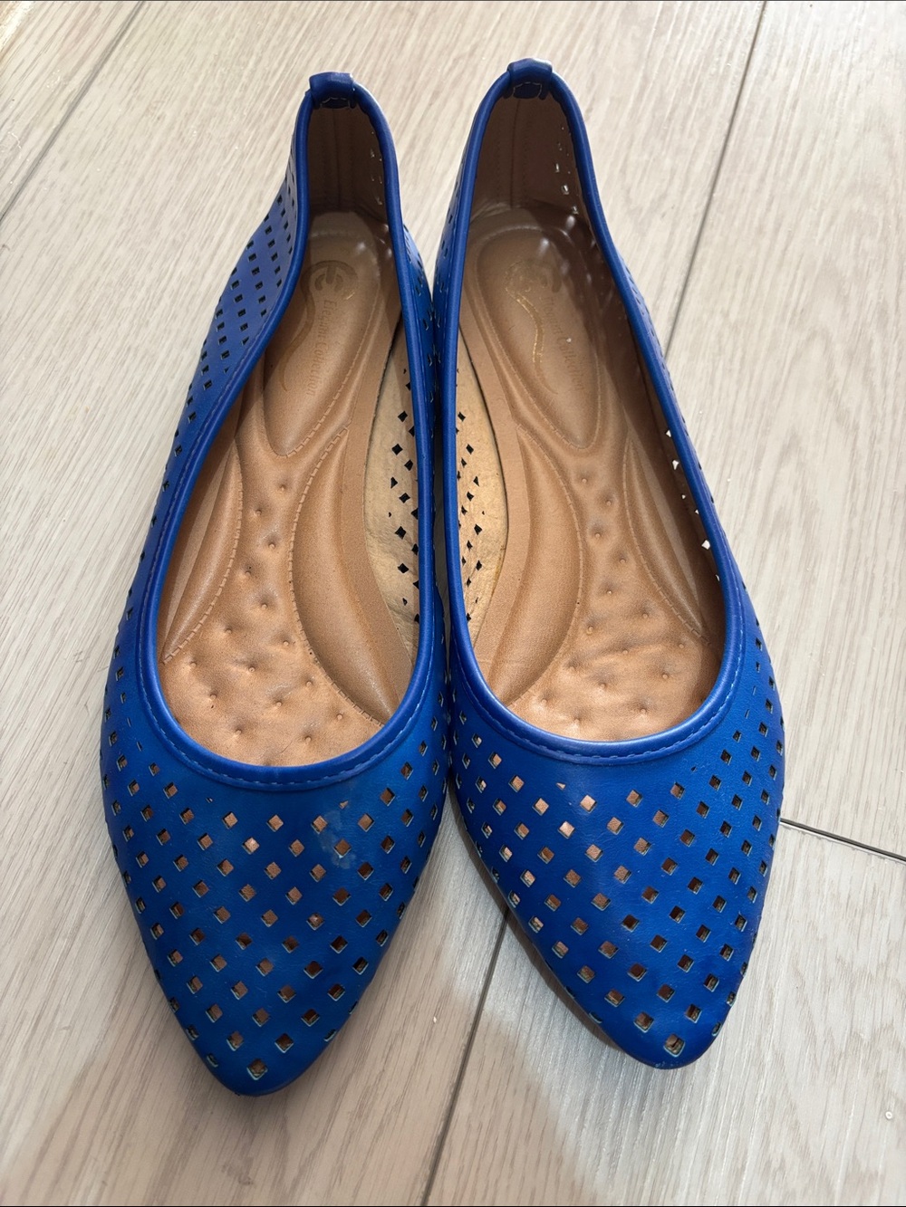 Blue flats